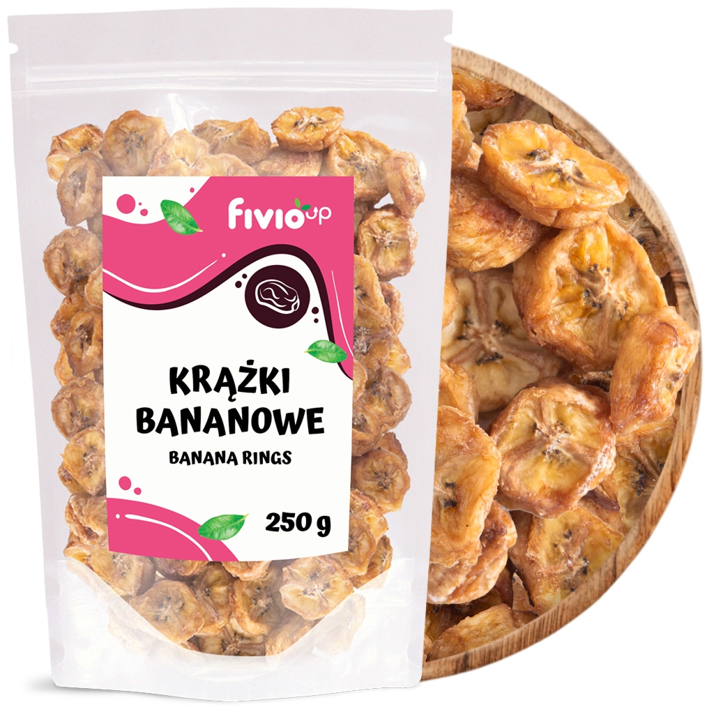 fivio Krążki bananowe 250 g - Fivio