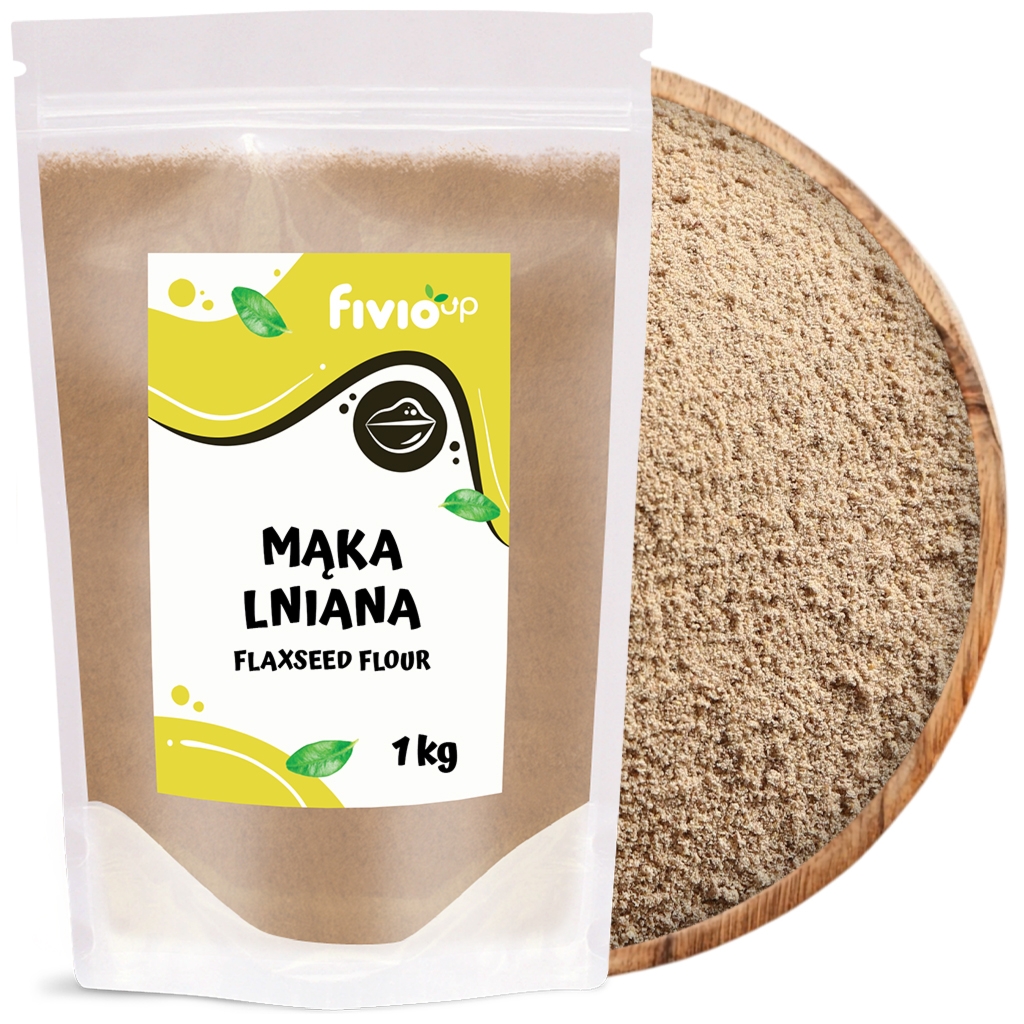 Mąka lniana 1kg - Fivio