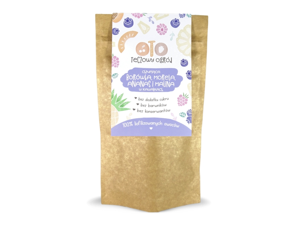 OTO Tęczowy Ogród - mix owoców liofilizowanych 20g Otolandia - Otolandia