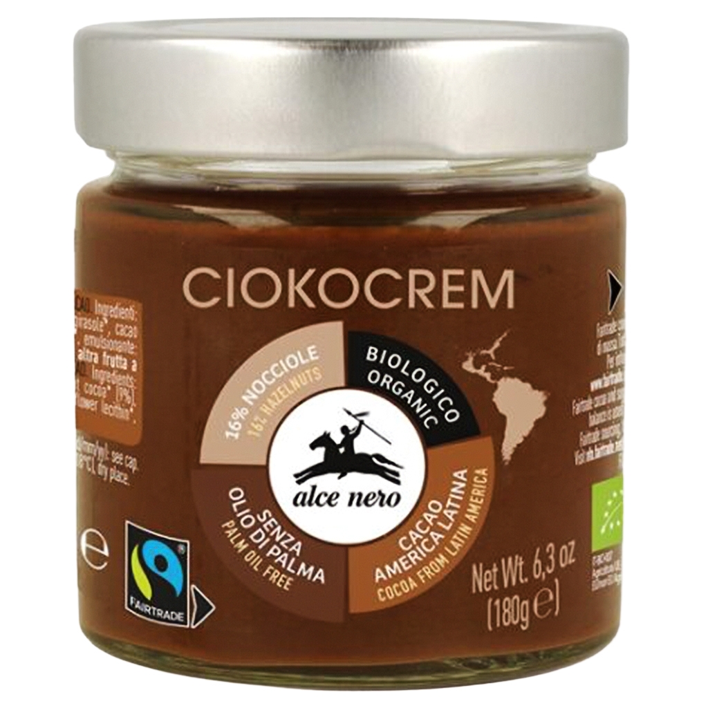Krem orzechowo - czekoladowy bio 180g - Alce Nero
