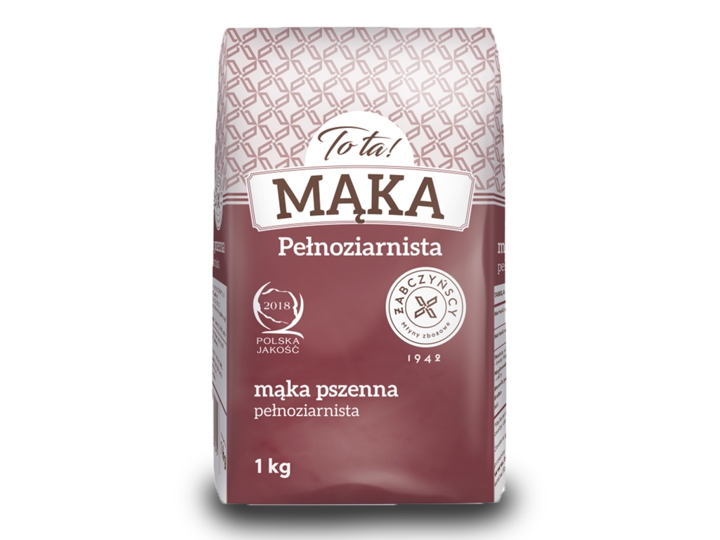 Mąka pszenna pełnoziarnista 1 kg - To ta! - Cosdlazdrowia.pl