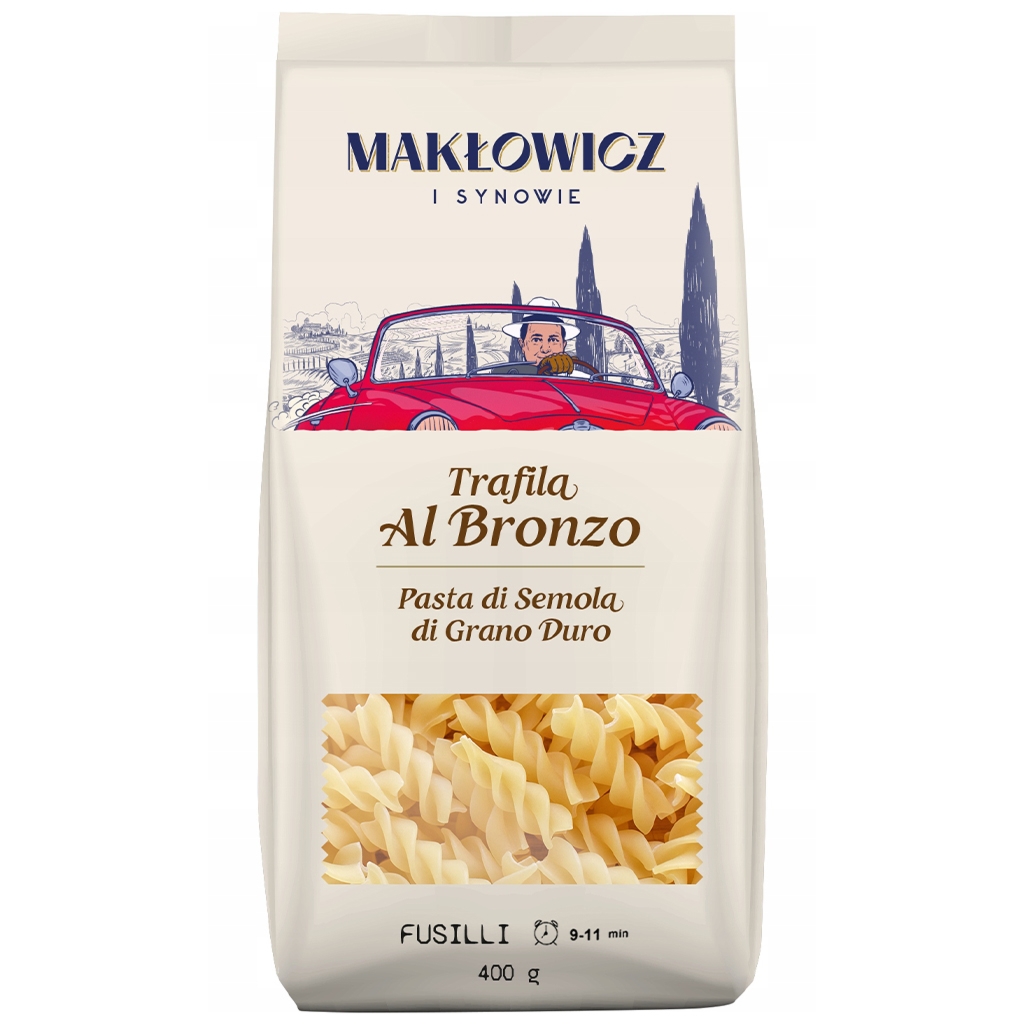 MAKŁOWICZ I SYNOWIE Makaron Fusilli 400 G - Makłowicz I Synowie
