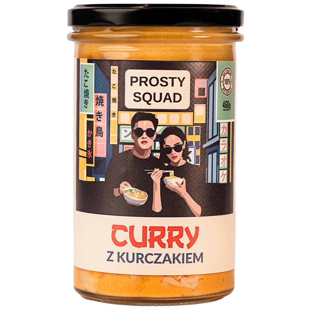 Curry z kurczakiem 460g - Prosty Squad