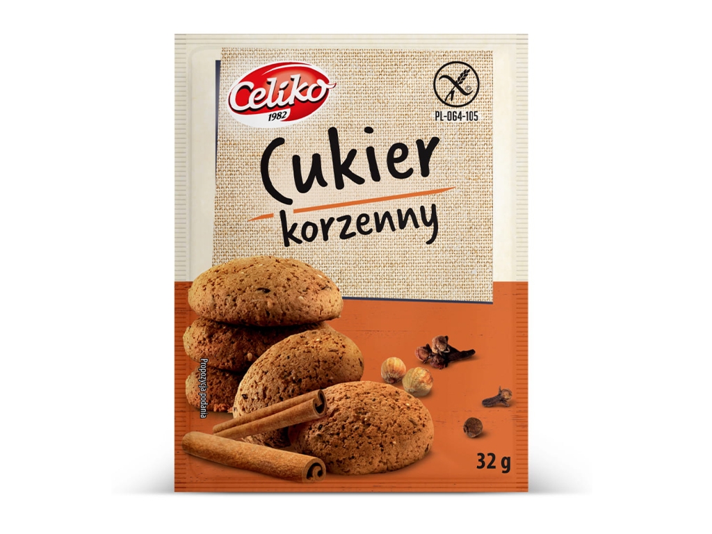 Cukier korzenny bezglutenowy 32g - Celiko