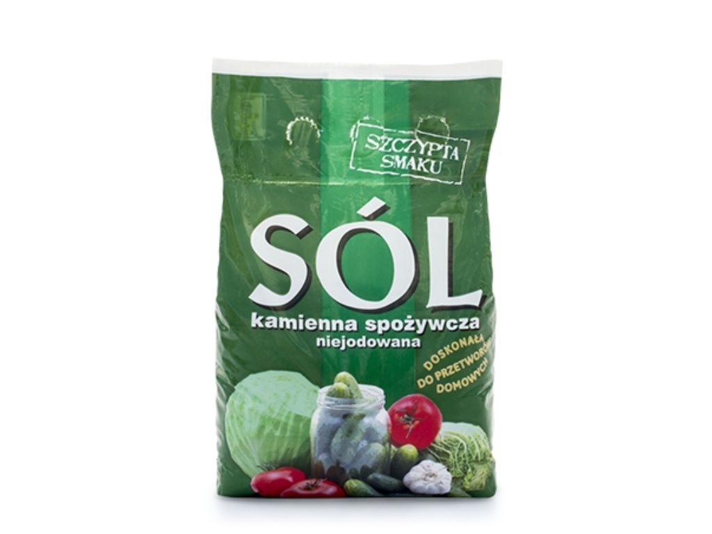 Sól kłodawska kamienna do przetworów niejodowana 3kg - Cosdlazdrowia.pl