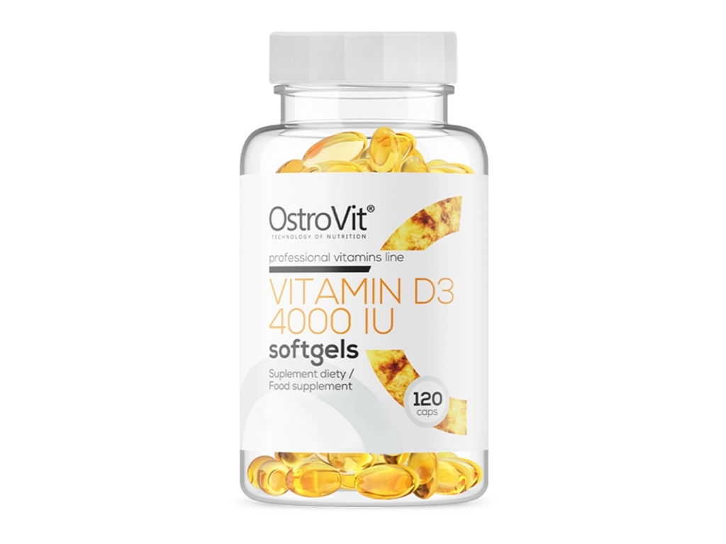 Vitamin D3 4000 IU softgels 120kaps OstroVit - Ostrovit
