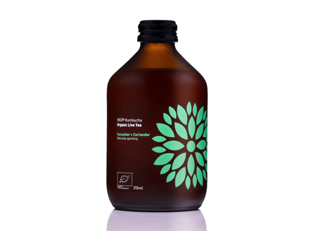 BIO kombucha ogórek kolendra 330ml - Vigo