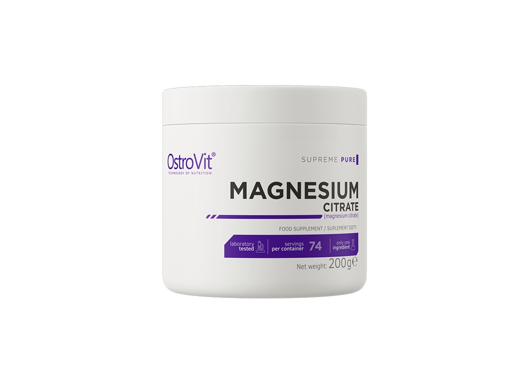 Cytrynian Magnezu 200g naturalny - Ostrovit