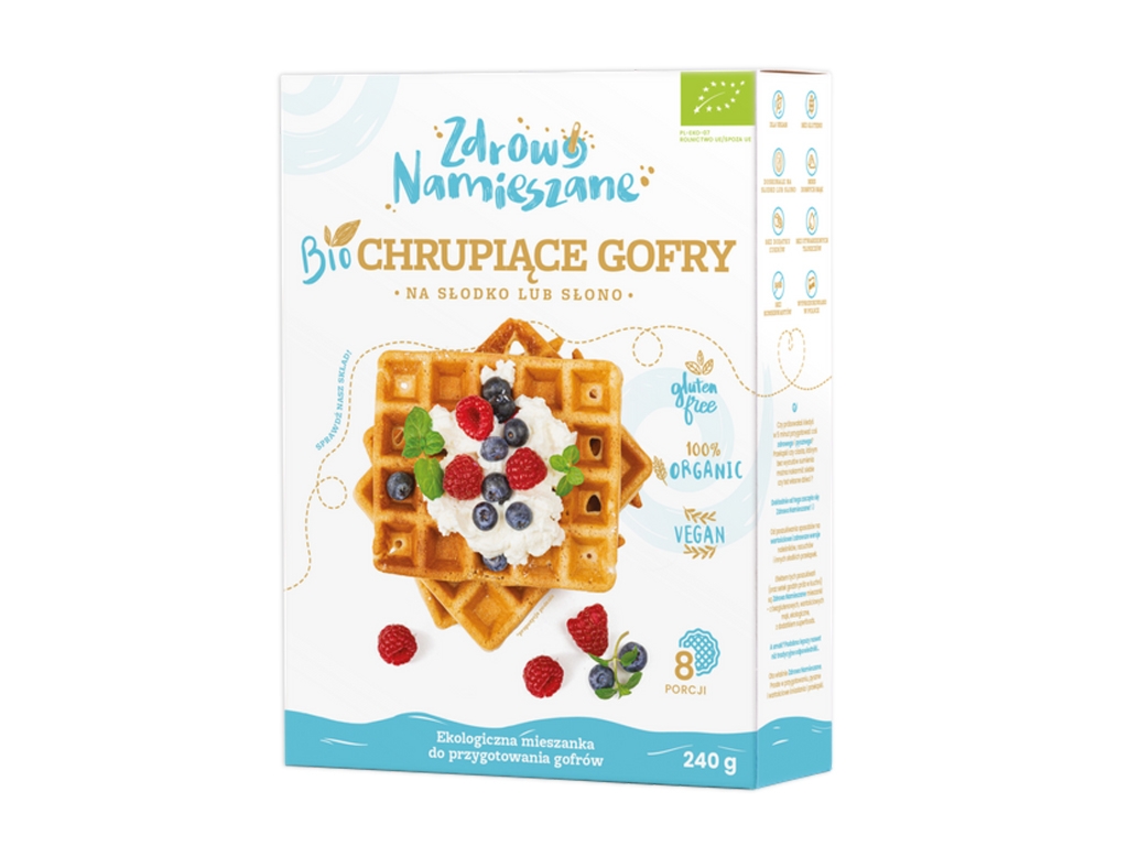BIO Chrupiące gofry 240g Zdrowo Namieszane - Zdrowo Namieszane