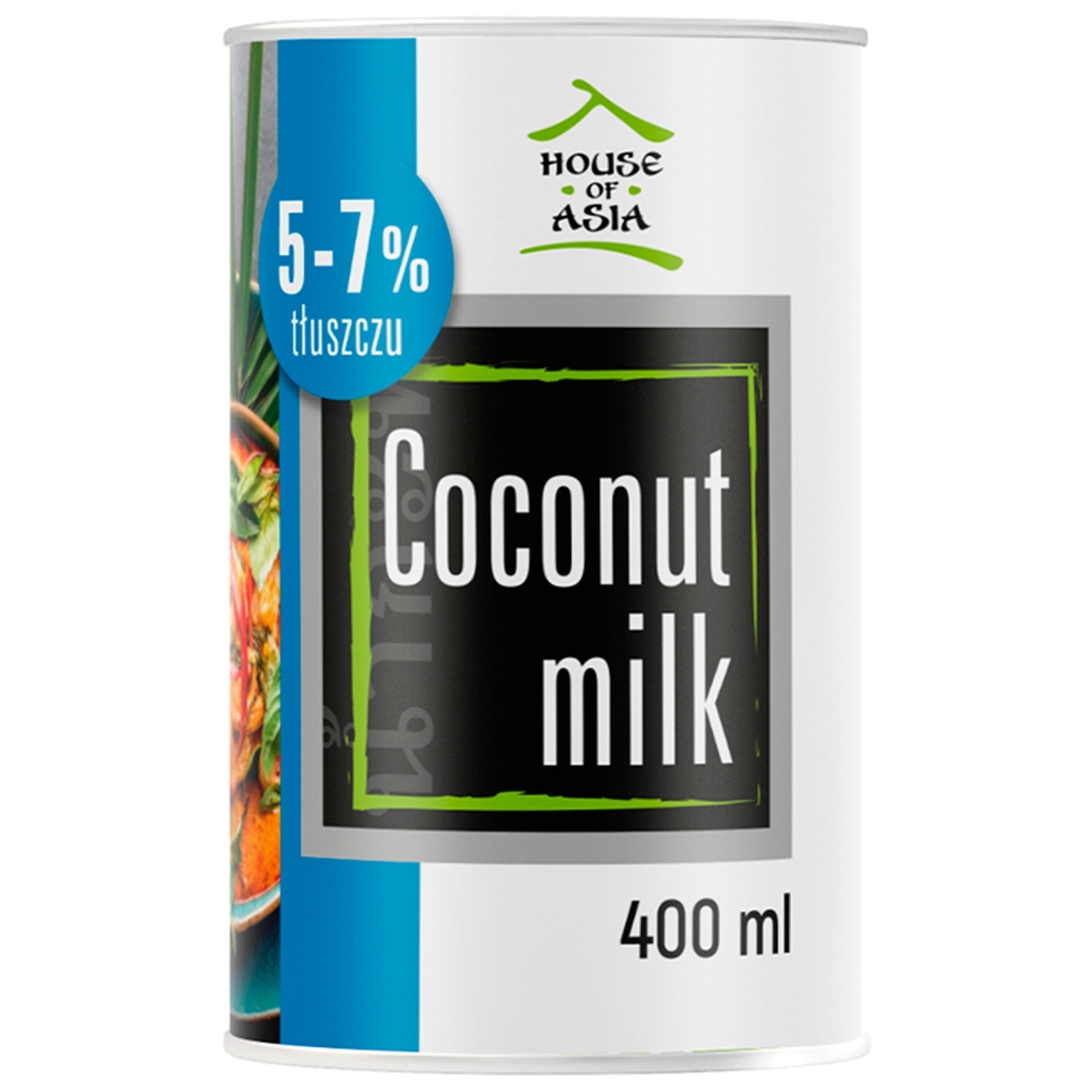 House of Asia Mleczko kokosowe BIO 5-7% 400ml - House Of Asia