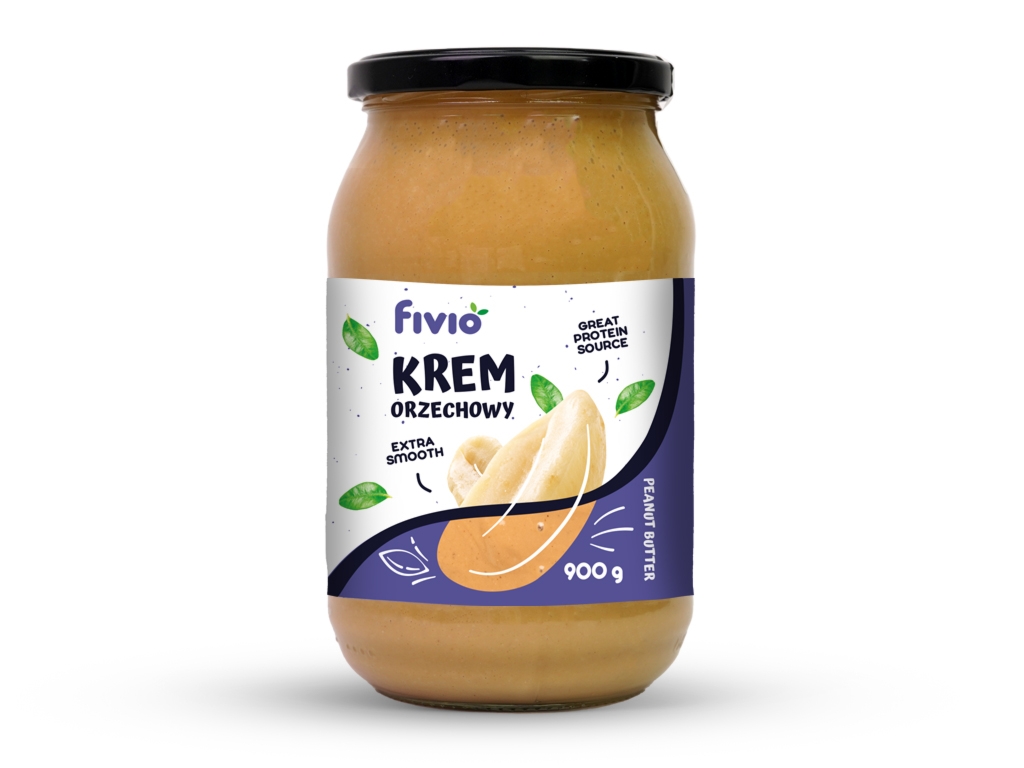 Krem orzechowy smooth 900g - Fivio