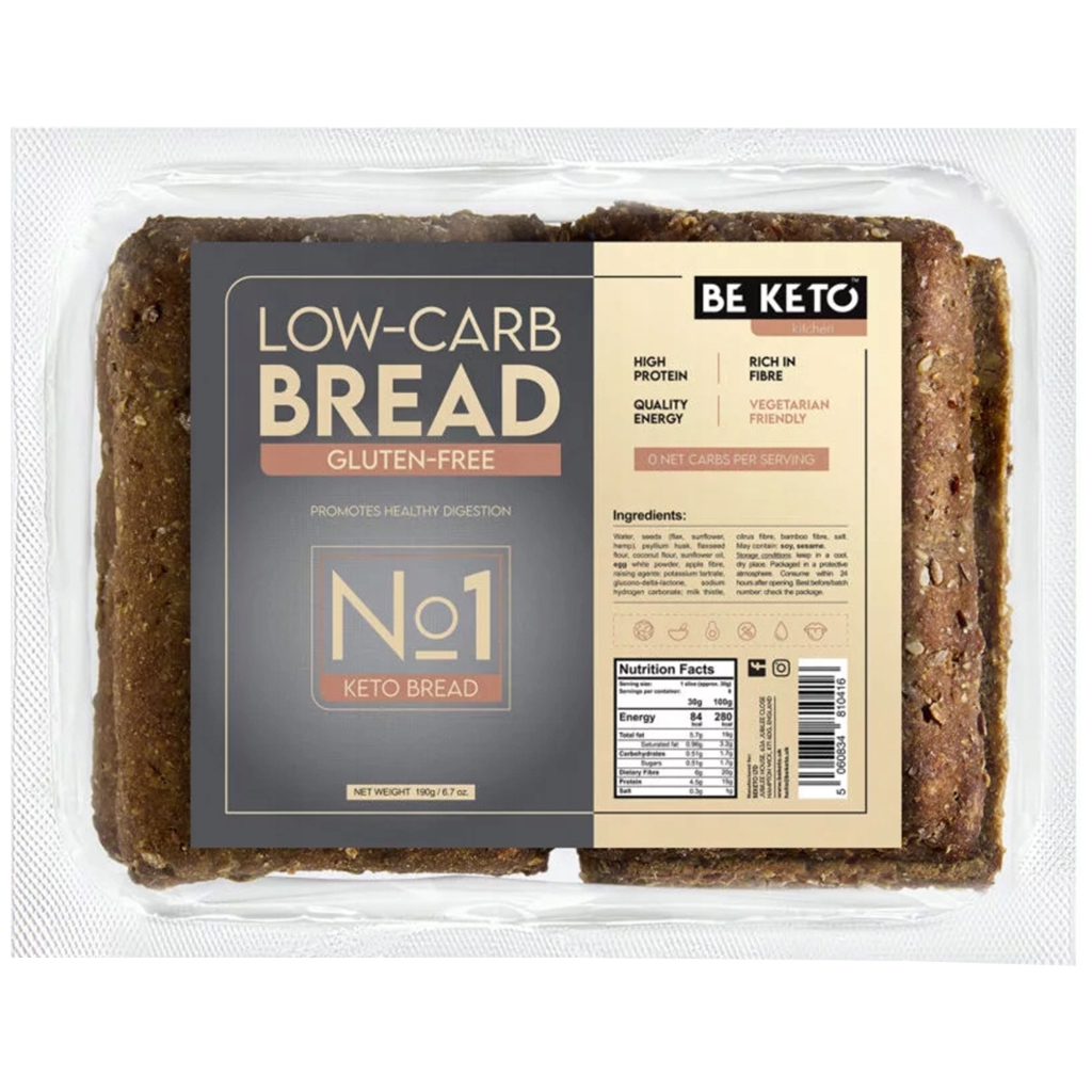 BE KETO Keto Chleb bezglutenowy 190 g