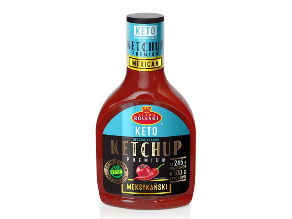 Ketchup meksykański premium keto 425g - Roleski