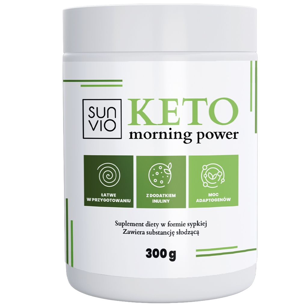 Keto morning power - napój funkcjonalny w proszku SunVio 300g - Sunvio