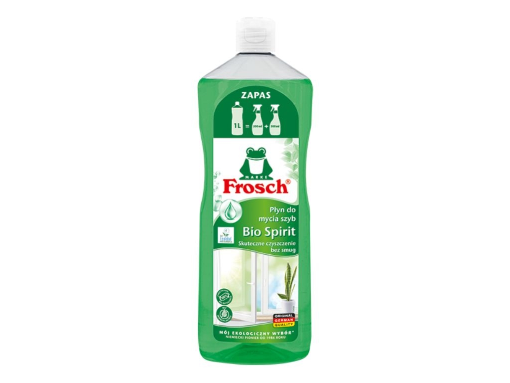 frosch Płyn do mycia szyb BIO Spirit zapas 1000ml