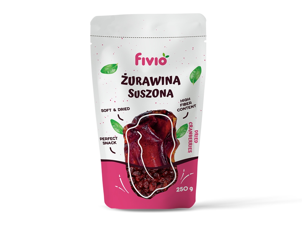 Żurawina suszona 250g - Fivio