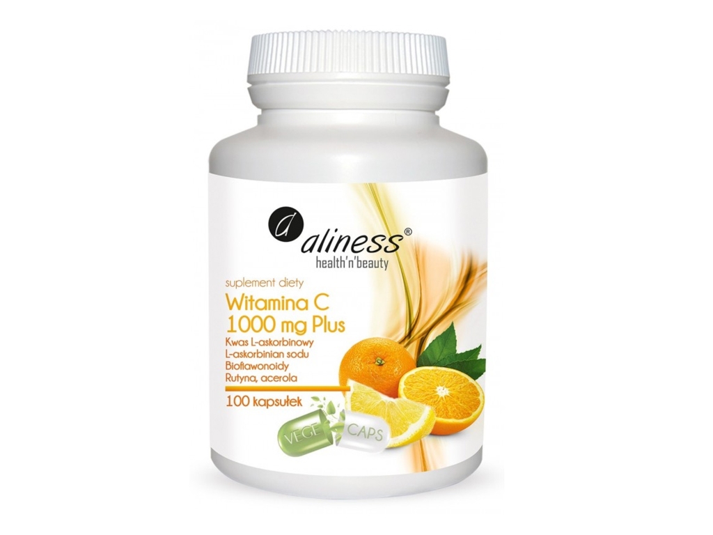 Witamina C 1000mg Plus 100kaps Aliness - Aliness