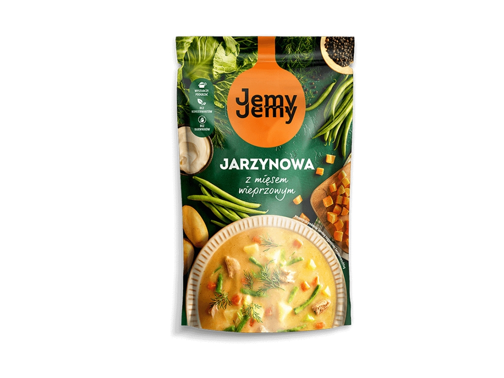 Zupa jarzynowa z mięsem wieprzowym 450g - Jemy Jemy