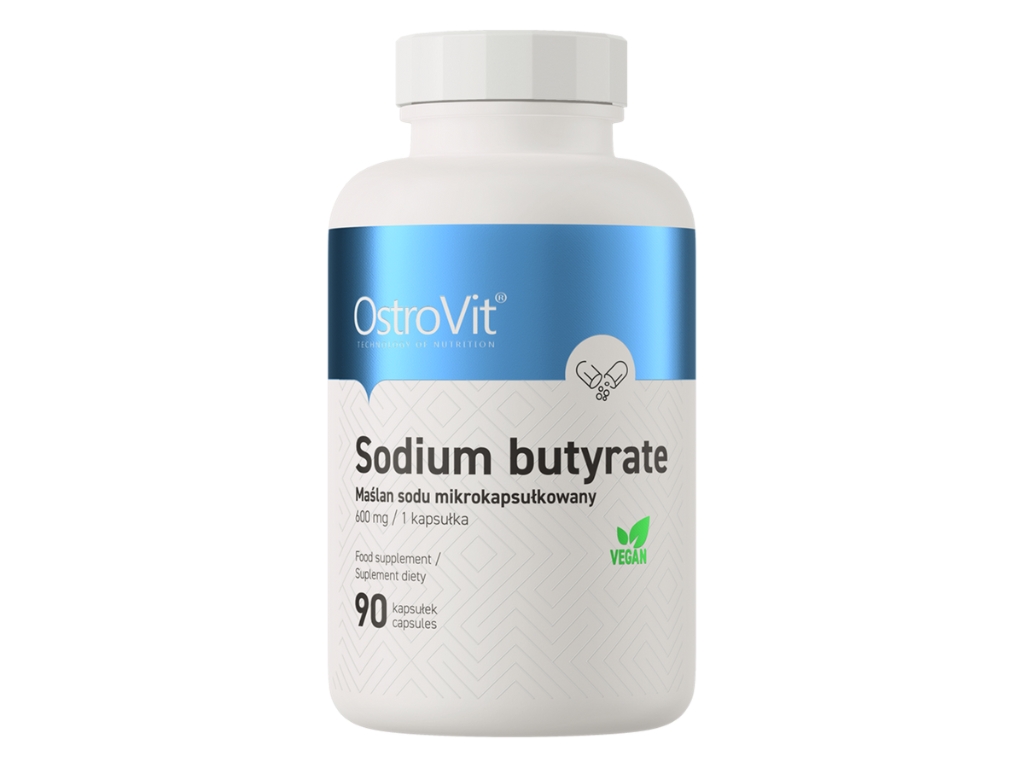 Maślan sodu Sodium Butyrate 90 kapsułek - Ostrovit