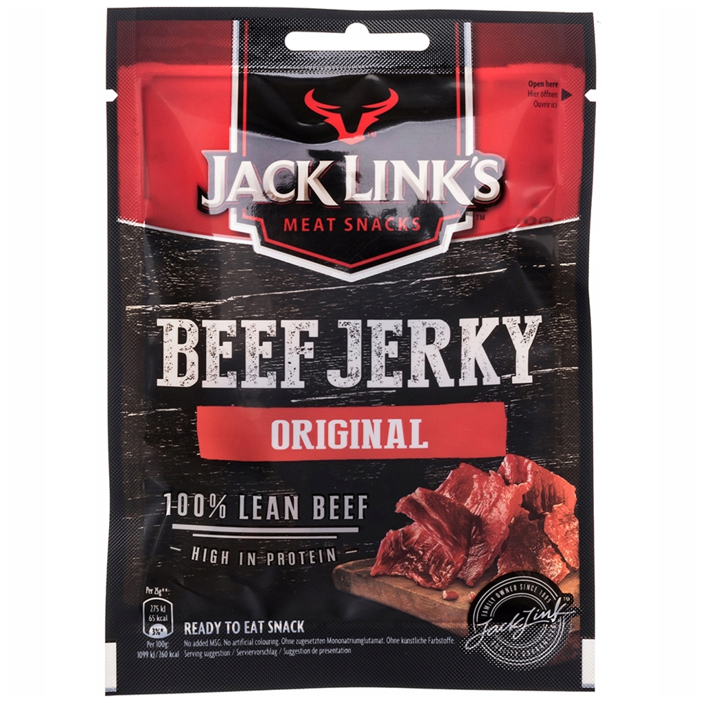 Jack Link's Wołowina w kawałkach: suszona i wędzona. 25g - Jack Link's