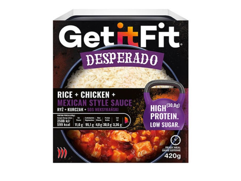 DESPERADO Ryż + kurczak + sos meksykański  420g - Joyfood