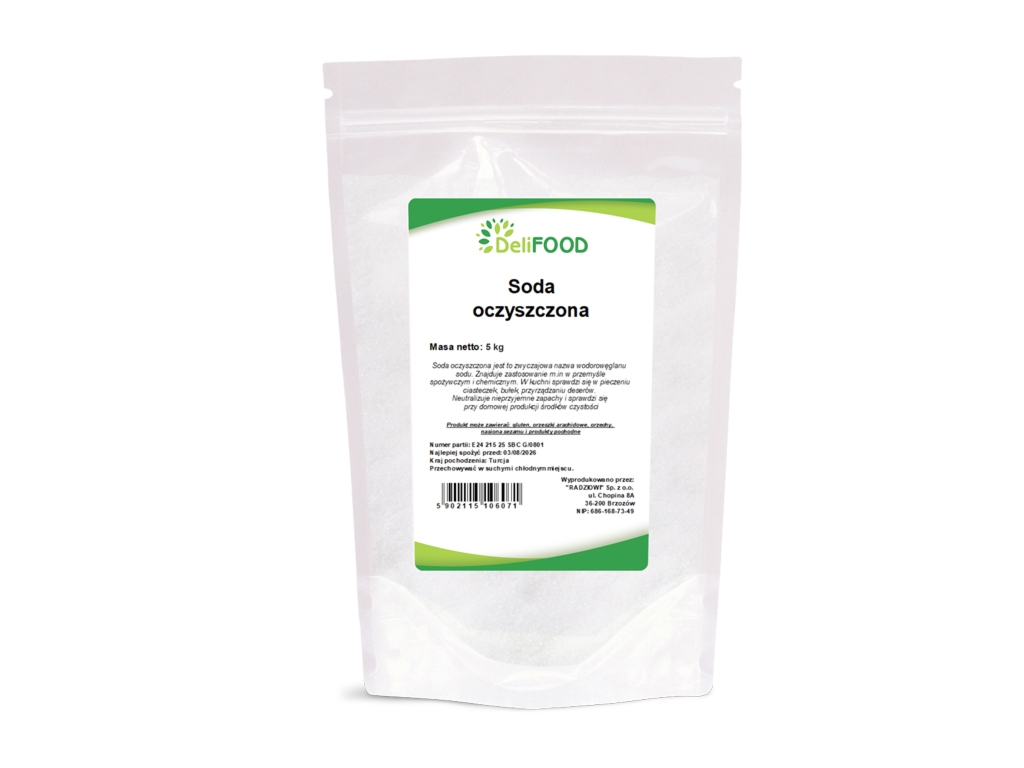 Soda oczyszczona 5 kg - Delifood