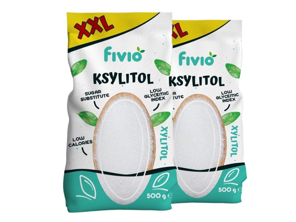 Ksylitol 1 kg (2 x 500g) - Fivio