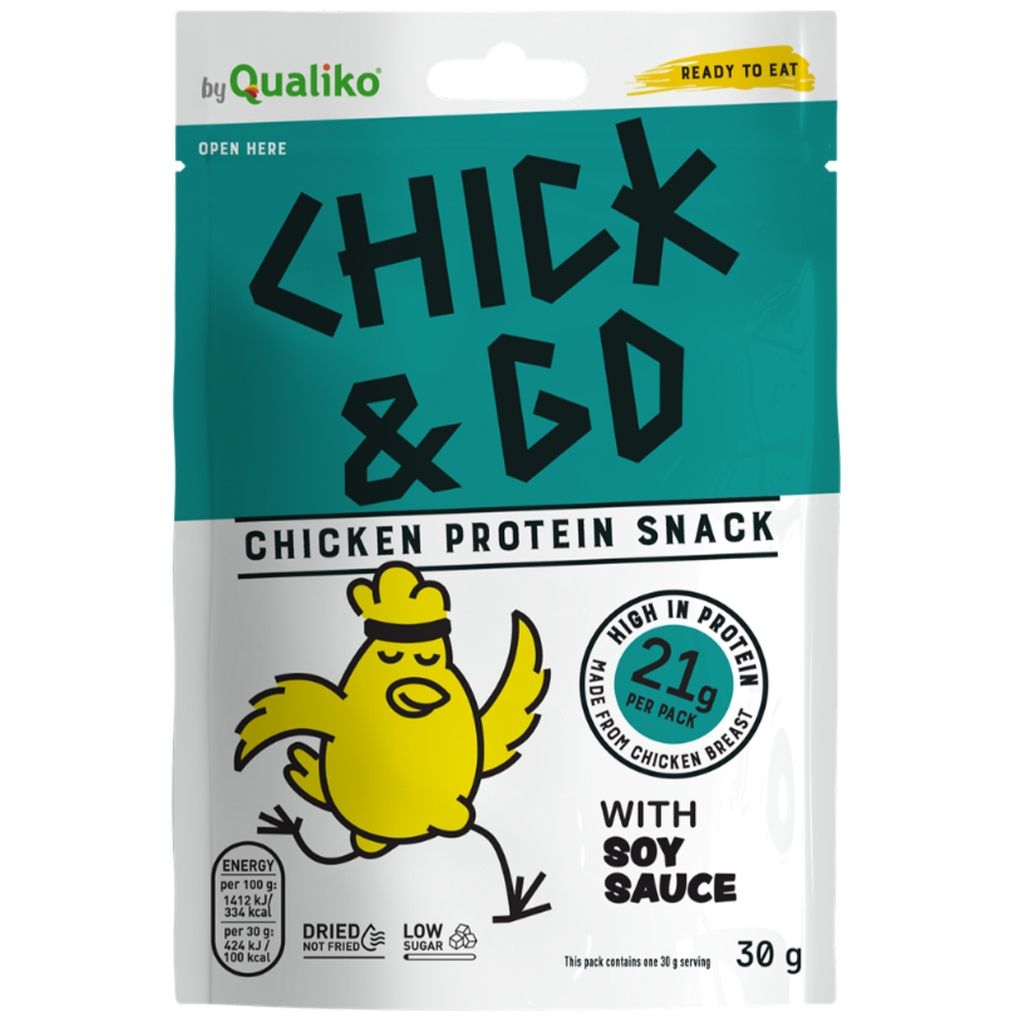 CHICK&GO Suszony kurczak z sosem sojowym 30g - Chick&go