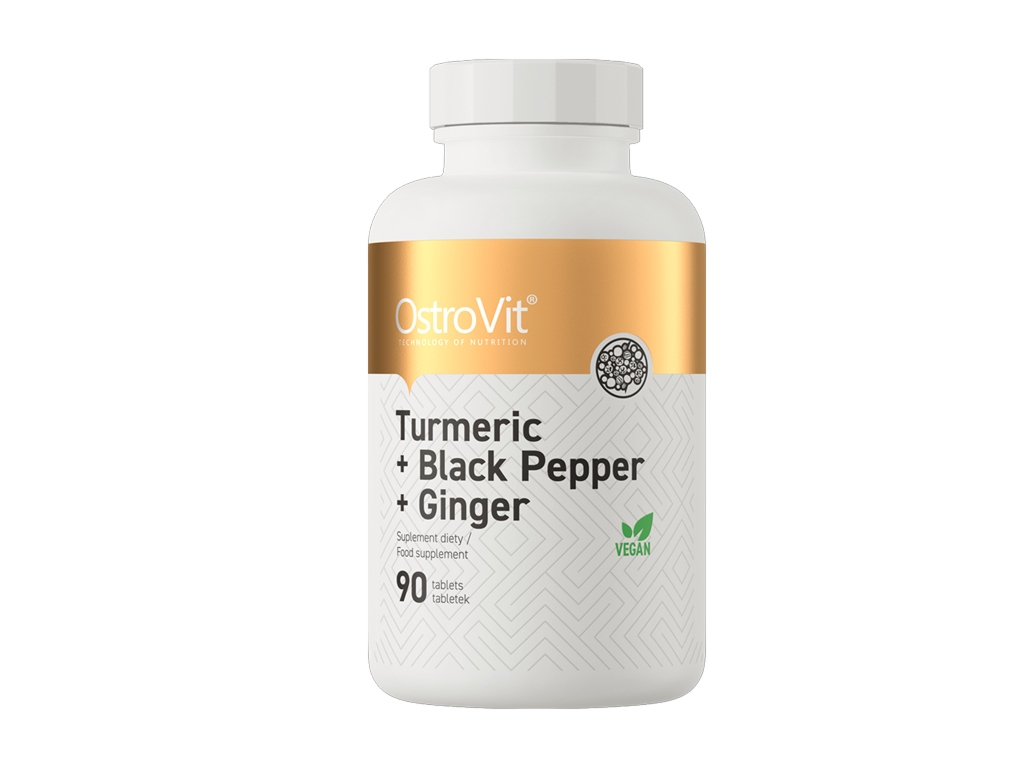 Turmeric+black pepper+ginger 90tabs OstroVit - Ostrovit