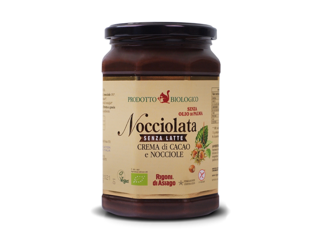 BIO Krem orzechowy bez dodatku mleka 700g Nocciolata - Rigoni Di Asiago