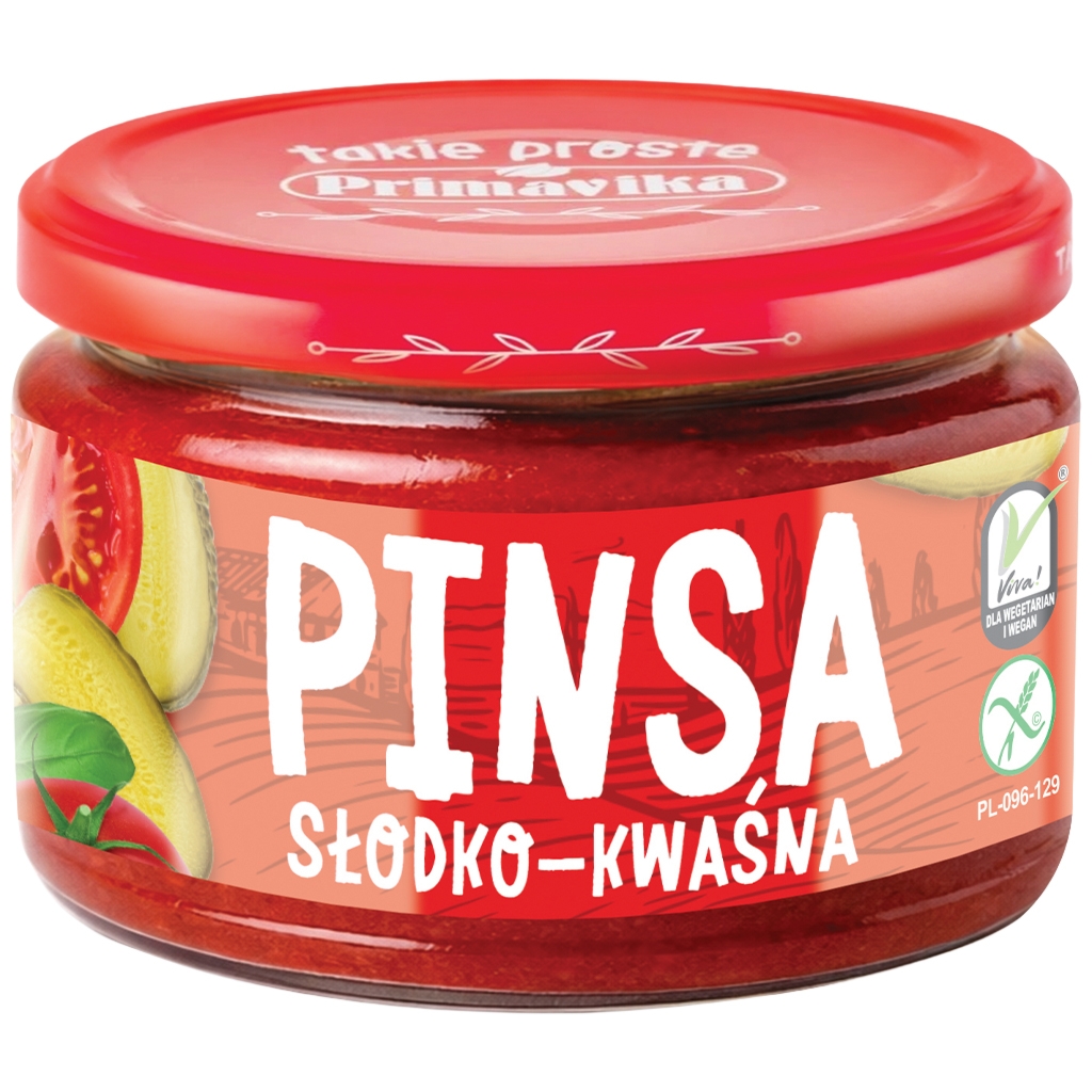 Primavika Salsa pinsa słodko kwaśna 180 g - Primavika