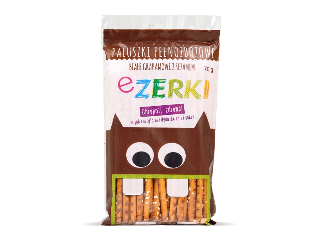 Paluszki eZERKI grahamowe z sezamem 70g - Prosto I W Drogę