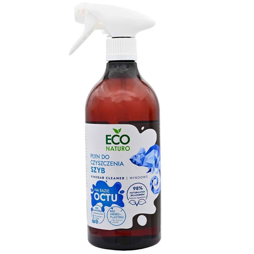 ECO NATURO Płyn do czyszczenia na bazie octu – Szyby 750ml