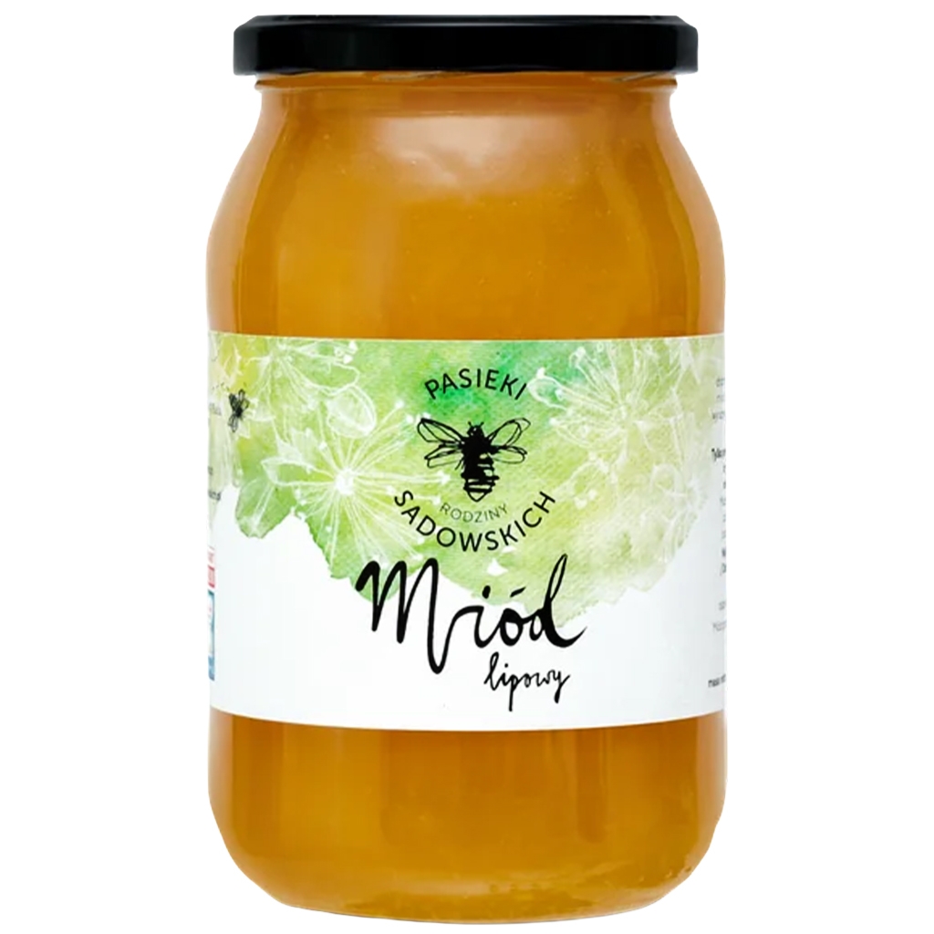 PASIEKI RODZINY SADOWSKICH Miód lipowy 1200g - Pasieki Rodziny Sadowskich