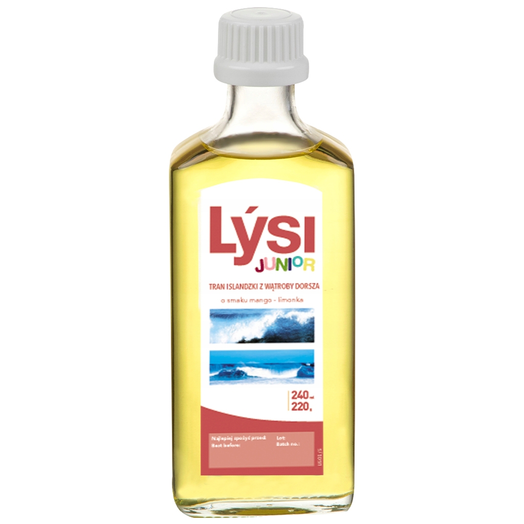 Lysi TRAN ISLANDZKI OMEGA 3 DLA DZIECI 240 ml - Lysi