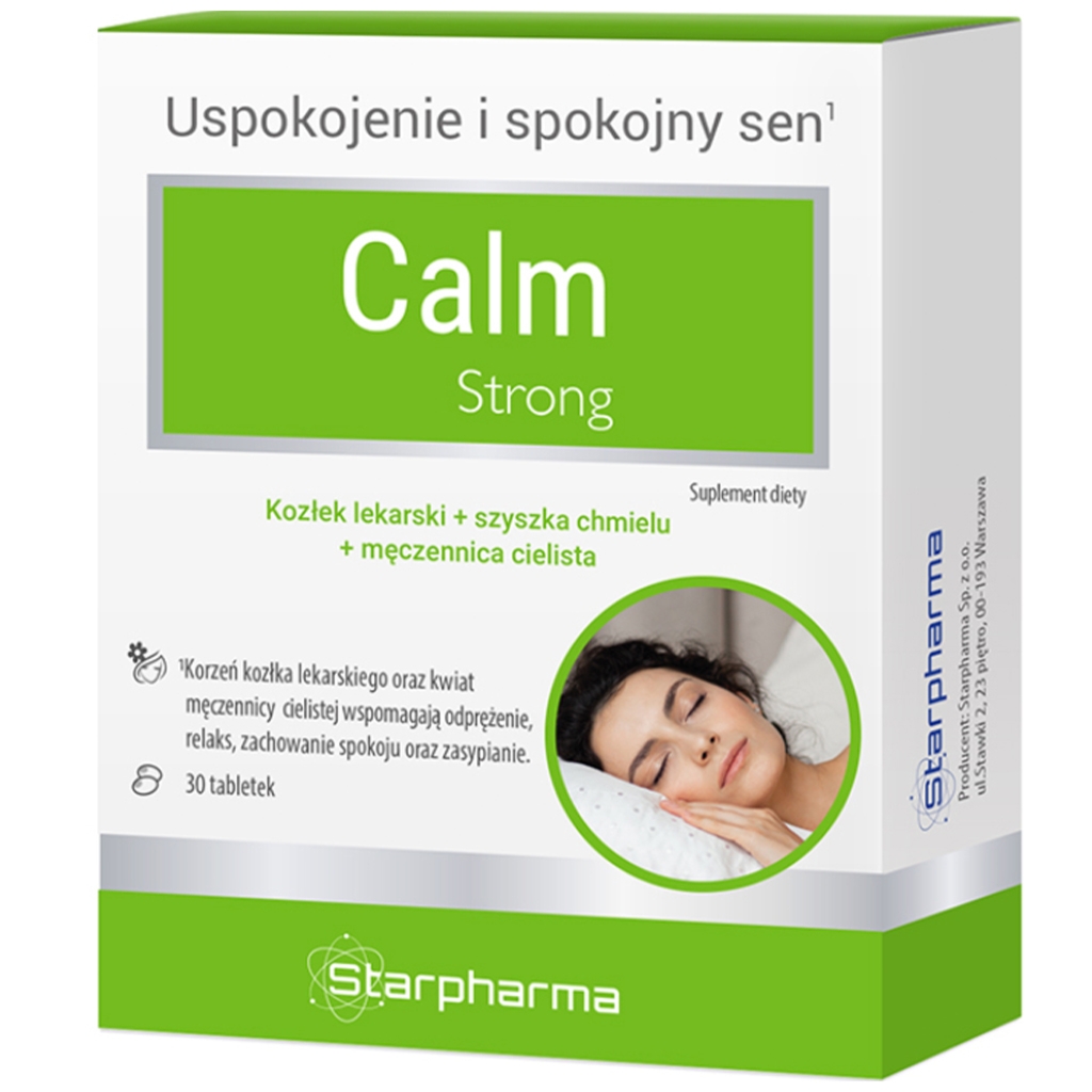 STARPHARMA CALM Strong NA USPOKOJENIE 30 tabl. - Starpharma