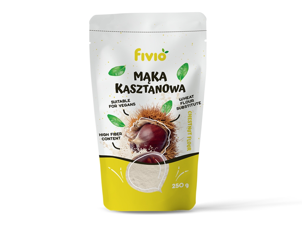 Mąka kasztanowa 250g - Fivio