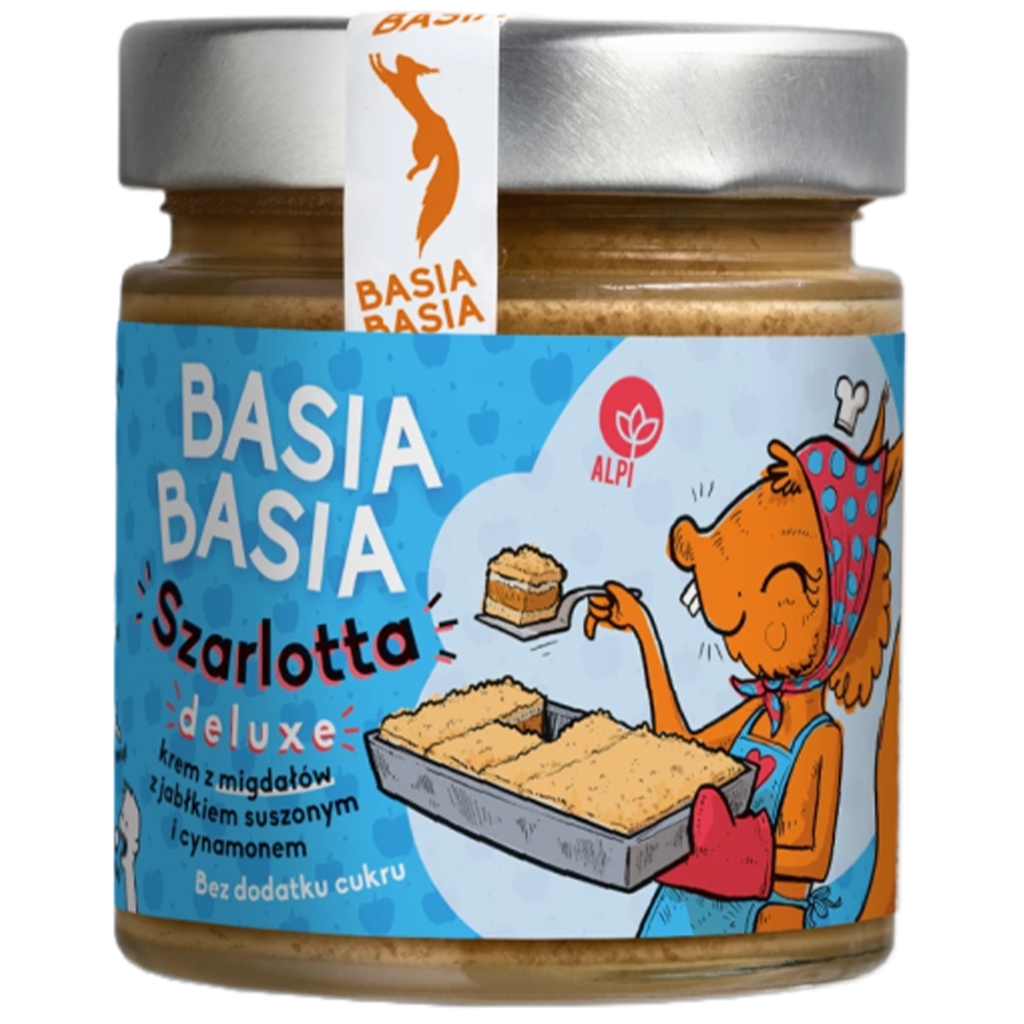 BASIA BASIA Krem z migdałów z jabłkiem Szarlotta deluxe 195 g