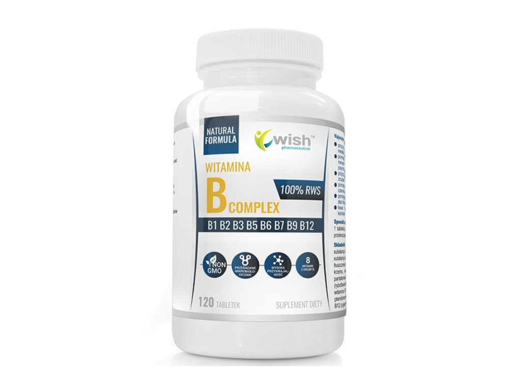 WITAMINA B Complex 120 TABLETEK - Wish