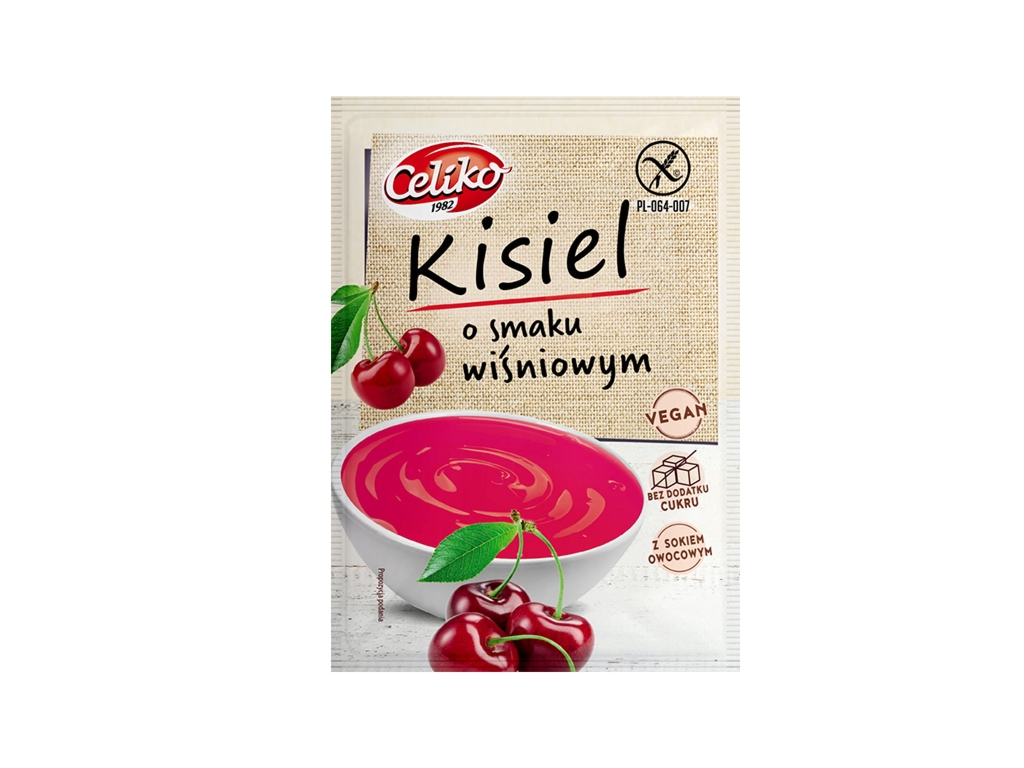 Kisiel o smaku wiśniowym 40g - Celiko