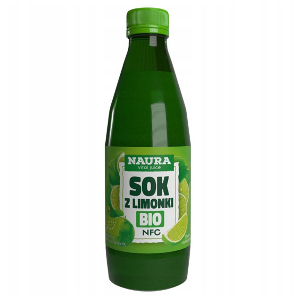Naura Ekologiczny sok z limonki 100% NFC BIO 250 ml - Naura