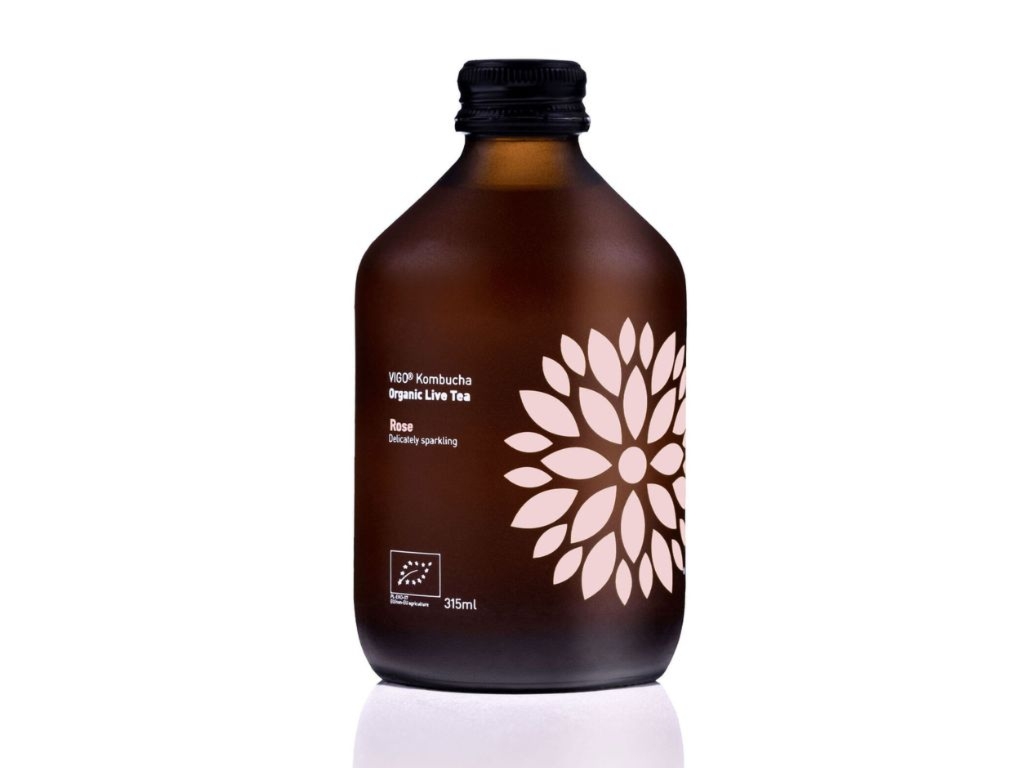BIO kombucha róża rose 330ml - Vigo