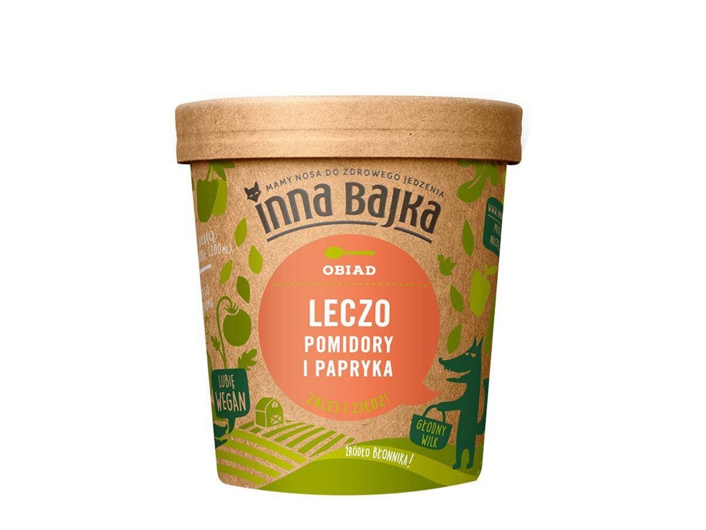 Danie obiadowe leczo pomidory i papryka 60g - Inna Bajka