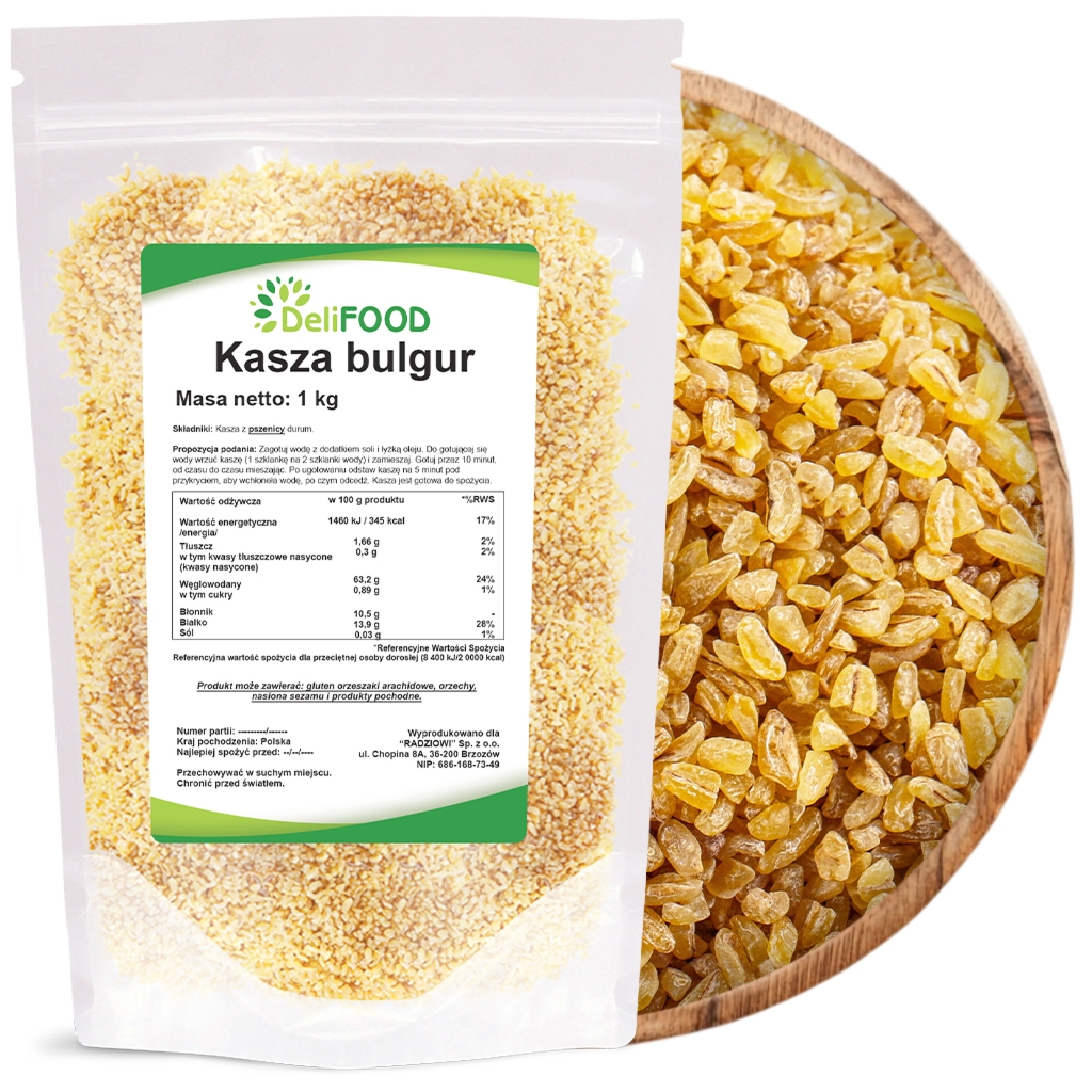 Kasza bulgur 1000g - Delifood