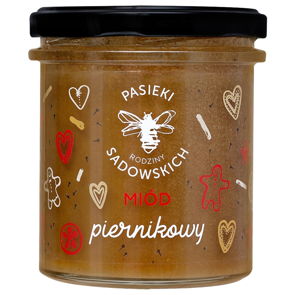 PASIEKI RODZINY SADOWSKICH Miód z przyprawą piernikową 430g - Pasieki Rodziny Sadowskich