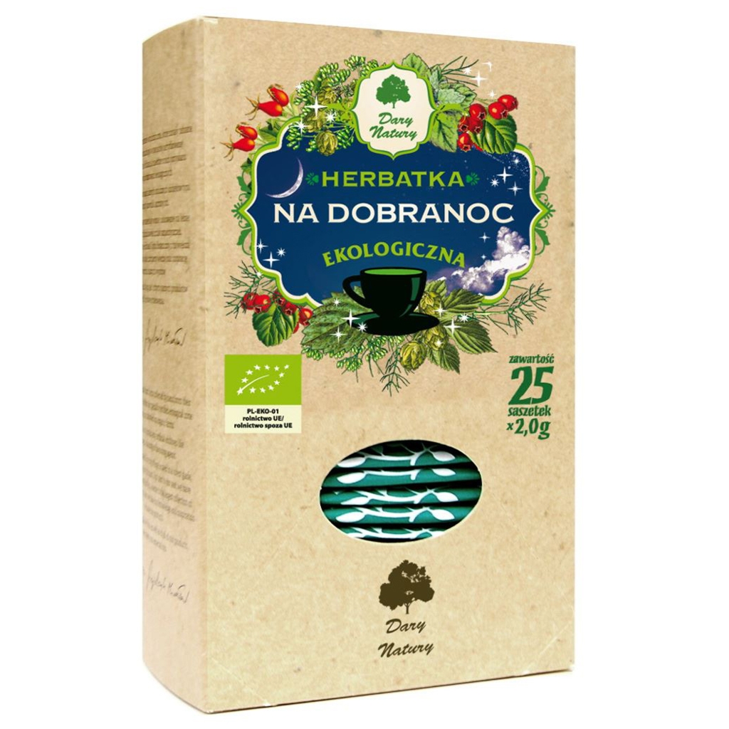 Herbatka Na dobranoc EKO 25x2g - Dary Natury