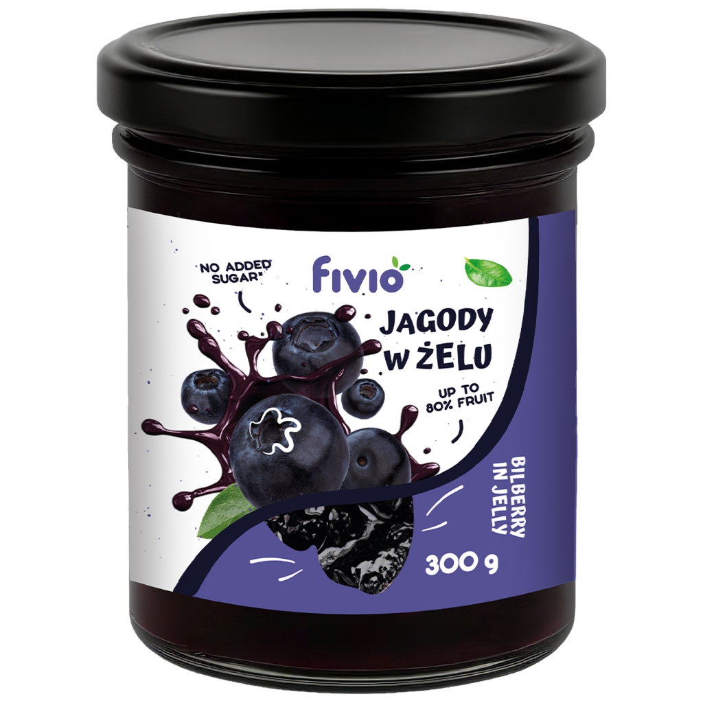 fivio Owoce w żelu - jagoda 300g - Fivio