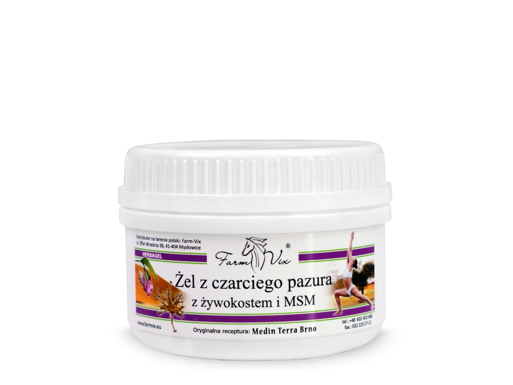 FARM VIX Żel z czarciego pazura z żywokostem i MSM 350g
