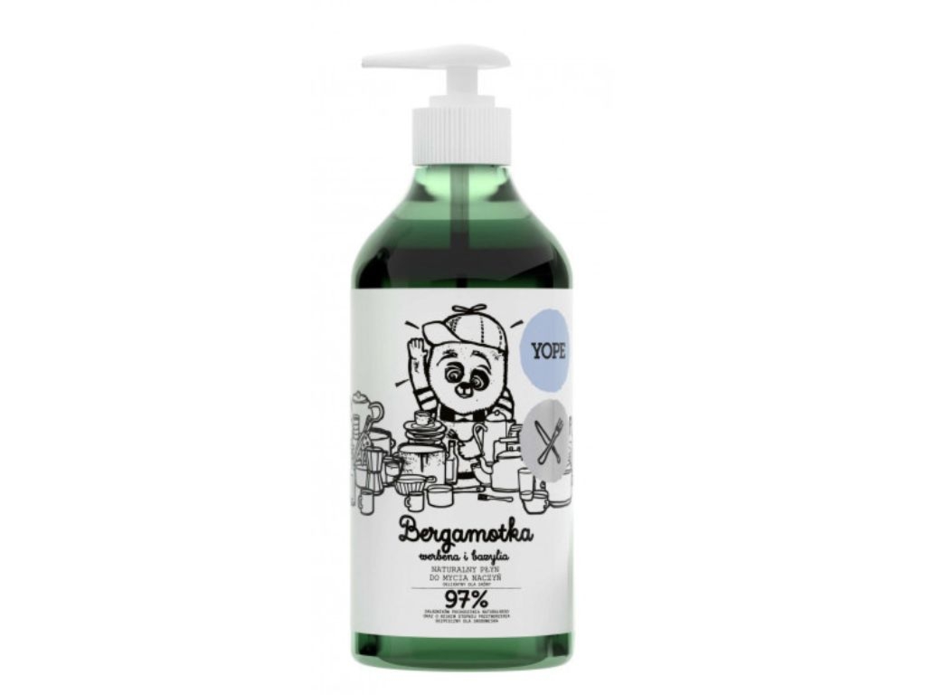 YOPE Płyn Do Naczyń Bergamotka, Werbena i Bazylia 750ml