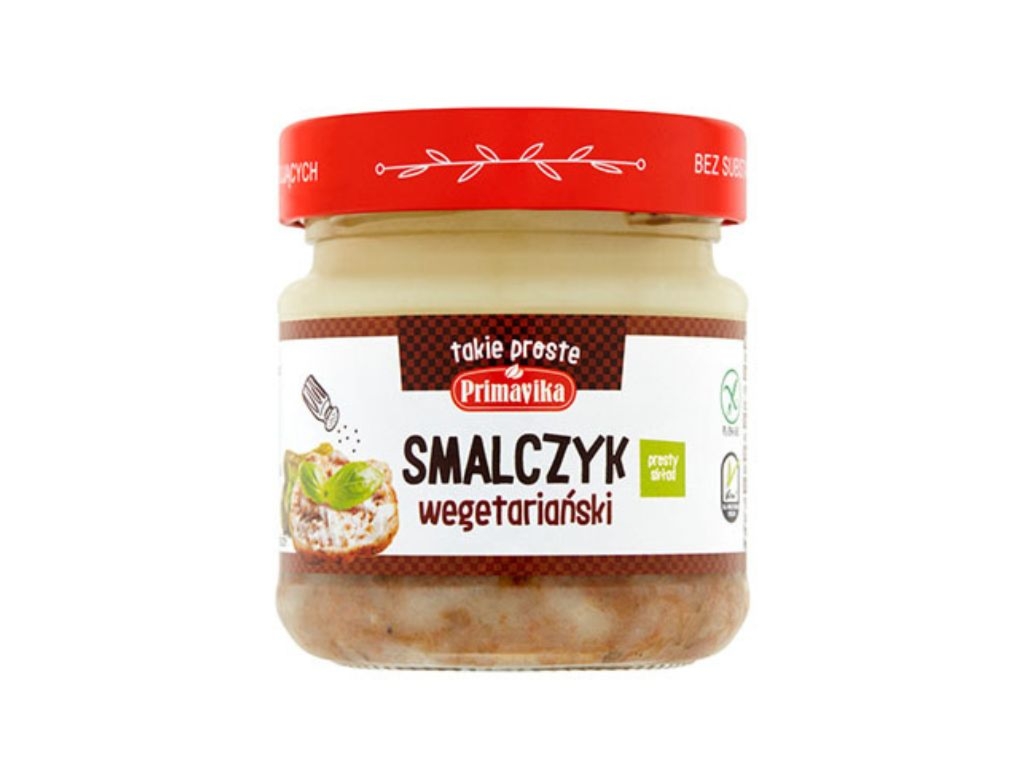 Smalczyk wegetariański bezglutenowy 160g - Primavika